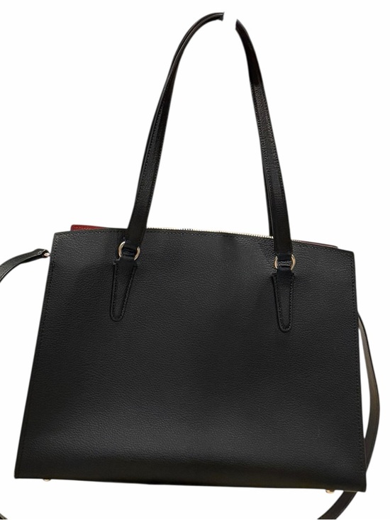 Coach Tatum Carryall Black Double Face Pebbled Leather Handbag C4078 NWOT - Picture 3 of 14